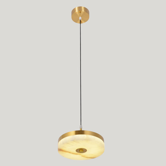 Lily Alabaster Round Pendant Light