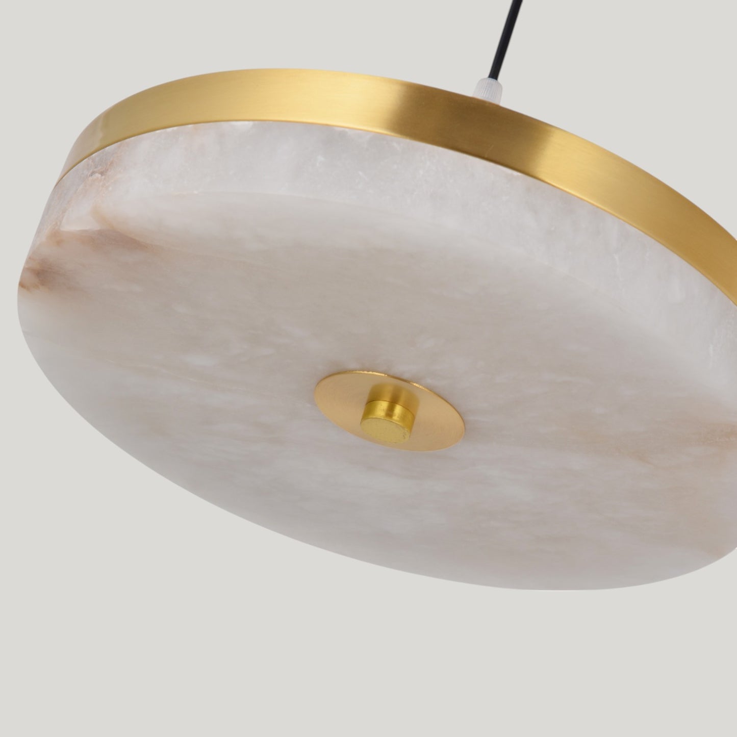 Lily Alabaster Round Pendant Light