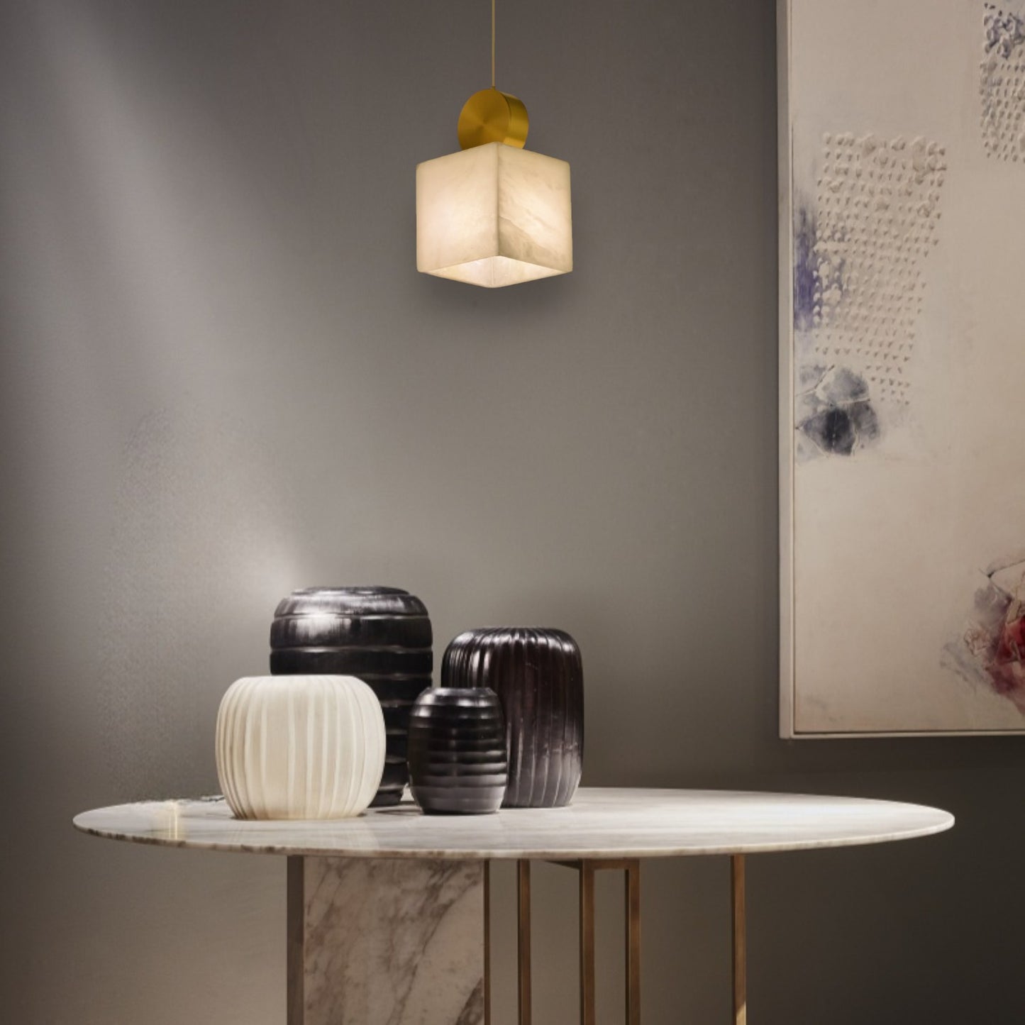 Nicole Alabaster Pendant Light